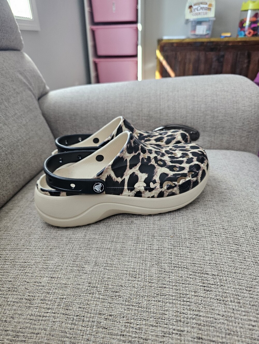 Crocs Women's Baya Platform Printed Clogs - Picture 6 of 8